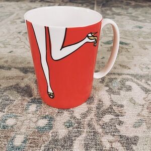 Kate Spade Things We Love Bikini Cha Cha Red Mug